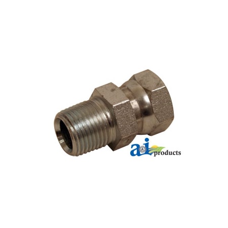 A & I Products Straight Female NPT Swivel X Male NPT Adapter 3.75" x4" x2" A-43D12